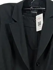 Vorschaubild 2 von Damen Hosenanzug Business Gr. 38/M Schwarz Sakko Hose