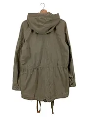 Vorschaubild 2 von Jeansjacke Damen Grün S 36 Streetwear Vintage Kapuze Baumwolle