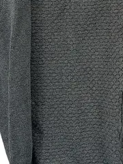 Vorschaubild 2 von Strickjacke Herren Grau M Casual Strukturmuster Reißverschluss