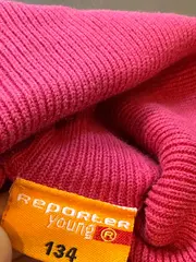Vorschaubild 2 von Rollkragenpullover Kinder Gr. 134 Pink Baumwolle