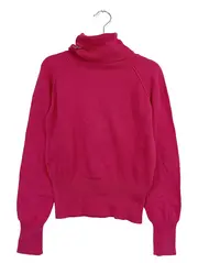 Vorschaubild 1 von Rollkragenpullover Kinder Gr. 134 Pink Baumwolle