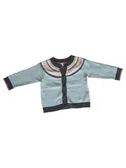 Vorschaubild 1 von Kinder Pullover Gr. 74 Blau Gestreift Langarm Baumwolle