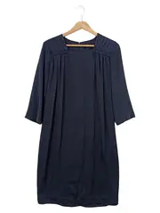 Vorschaubild 1 von Damen Blusenkleid Gr. 36/S Blau Klassisch Elegant Hemdblusenkleid