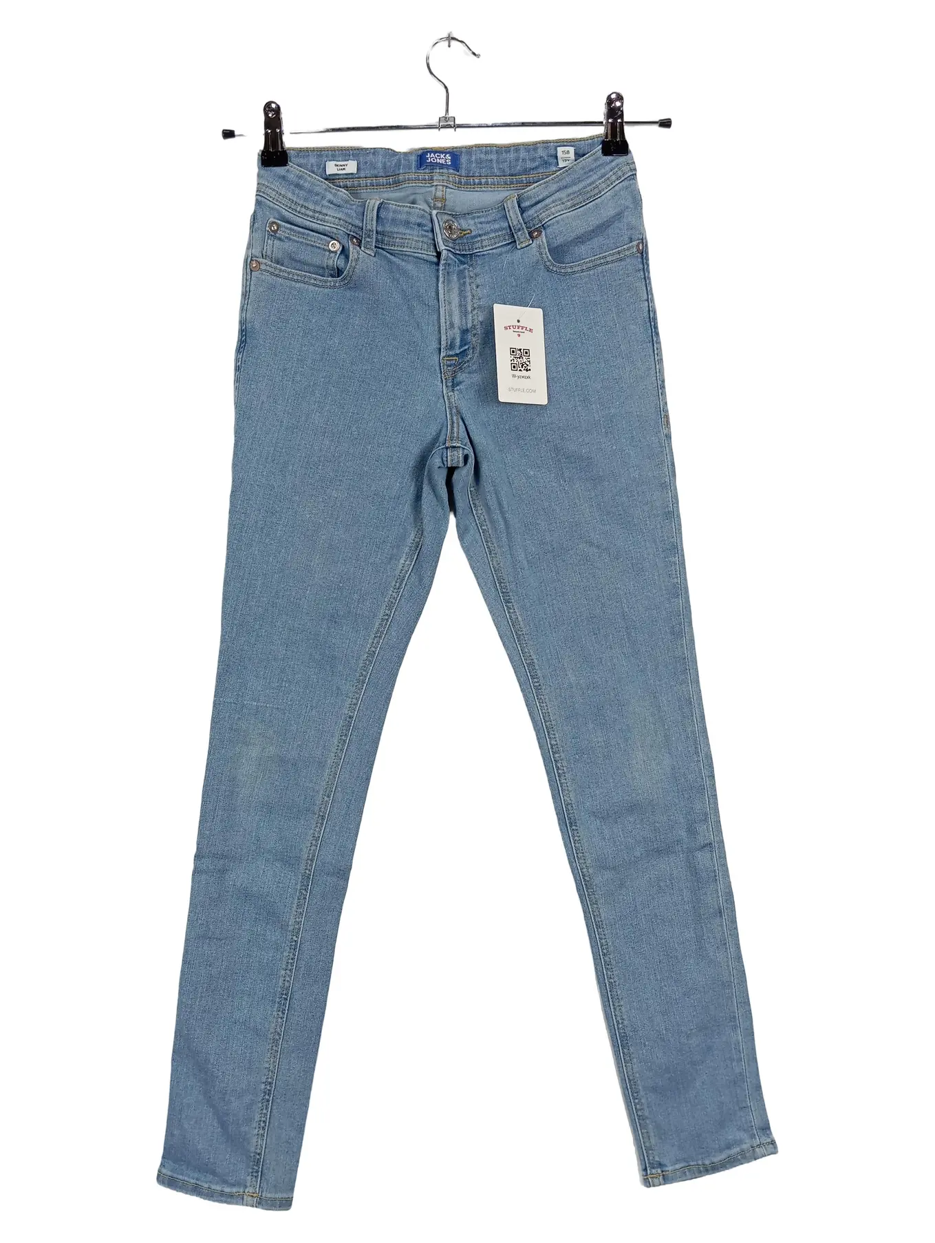 JACK & JONES Liam Skinny Fit Jeans Kinder Blau Gr. 158 Jungen Hose L29