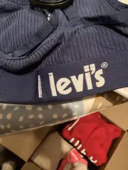 Vorschaubild 4 von Sport BH Mädchen Bralette Gr. 122/128 Blau Rippstrick