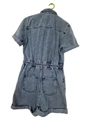 Vorschaubild 2 von Jeans-Overall Damen Gr. 38/M Blau Casual Baumwolle Frühjahr/Sommer