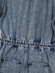 Vorschaubild 5 von Jeans-Overall Damen Gr. 38/M Blau Casual Baumwolle Frühjahr/Sommer
