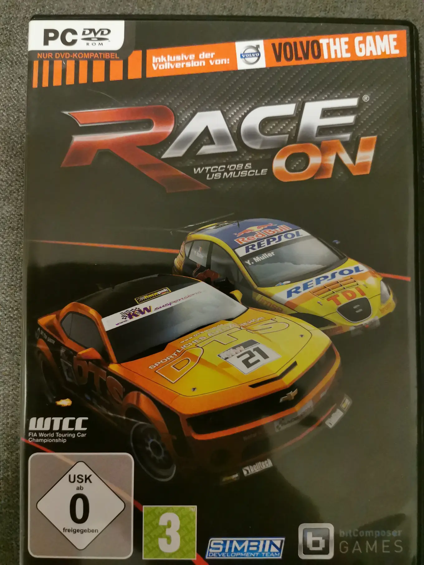 BITCOMPOSER GAMES Race On Volvo PC Rennspiel Simulation FIA WTCC