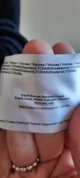 Vorschaubild 2 von Damen Top Ärmellos Schwarz Gr. 38 Geflochtener Kragen Viskose