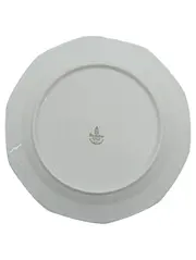 Vorschaubild 2 von Platzteller 19 cm Porzellan Weiß Blumenmuster Klassisch