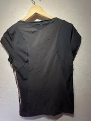 Vorschaubild 2 von Damen Sport Shirt Funktionsshirt 3 Streifen Grau Rosa Gr. S