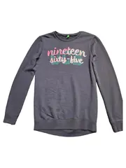 Vorschaubild 1 von Kinder Pullover Grau Schriftzug Gr. 176
