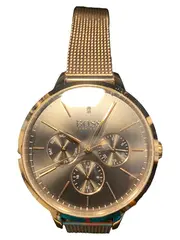 Vorschaubild 1 von Damenuhr Elegant Gold Edelstahl Armbanduhr