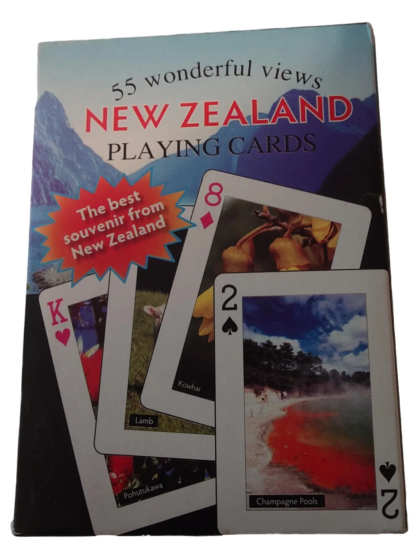 Kartenspiel Neuseeland 55 Ansichten Playing Cards Souvenir
