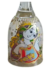 Vorschaubild 1 von Glas Trinkbecher Mehrfarbig Florales Muster 10cm Festlich