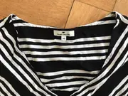 Vorschaubild 3 von Damen Freizeitkleid Gr. 36/S gestreift Schwarz-Weiß Casual