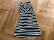 Vorschaubild 4 von Damen Freizeitkleid Gr. 36/S gestreift Schwarz-Weiß Casual