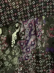 Vorschaubild 4 von Damen Bluse Gr. 42 Mehrfarbig Casual Langarm Muster