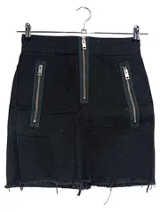 Vorschaubild 1 von Damen Jeansrock Schwarz Gr. 34;XS Casual Minirock Reißverschluss