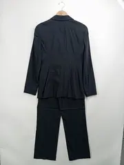 Vorschaubild 2 von Damen Hosenanzug Gr. 38/M Schwarz Business Schurwolle Elegant