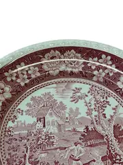Vorschaubild 3 von Rusticana Wandteller Rot 20cm Porzellan Landschaft