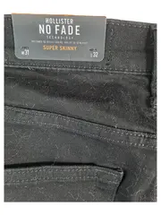 Vorschaubild 4 von Herren Jeans Skinny Fit No Fade Schwarz W31 L32 Destroyed