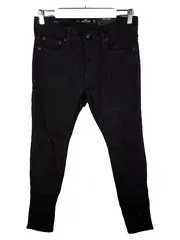 Vorschaubild 1 von Herren Jeans Skinny Fit No Fade Schwarz W31 L32 Destroyed