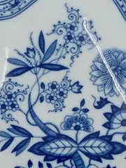Vorschaubild 3 von Konfektschale Zwiebelmuster Blau Weiß Porzellan mit Henkel