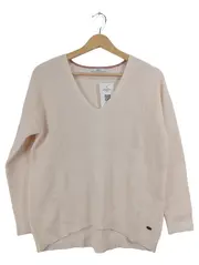 Vorschaubild 1 von Damen Pullover V-Ausschnitt Rosa Gr. S Strick Casual