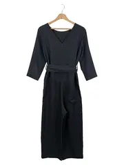 Vorschaubild 2 von Damen Jumpsuit Gr. 34/XS Schwarz Minimalistisch Elegant Overall