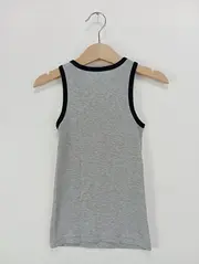 Vorschaubild 4 von Kinder Top Tanktop Gr. 128 Grau Halloween Scary Gang Print Casual