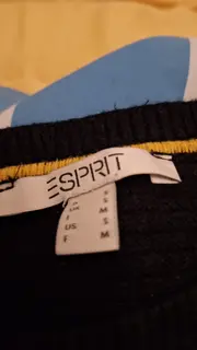 Vorschaubild 2 von Damen Strickpullover Gr. S Schwarz Rippstrick Langarm Basic