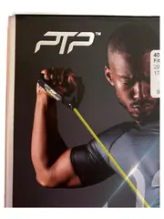 Vorschaubild 4 von PTP Fitness Widerstandsband mit Griffen Türanker Gelb Resistance Tube Training