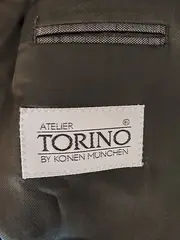 Vorschaubild 4 von Sakko Herren Grau Kariert Business Gr. 56 3XL