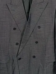 Vorschaubild 3 von Sakko Herren Grau Kariert Business Gr. 56 3XL