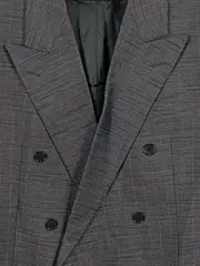 Vorschaubild 2 von Sakko Herren Grau Kariert Business Gr. 56 3XL