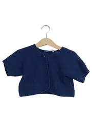 Vorschaubild 1 von Strickjacke Baby Kinder Gr. 110 Blau Casual Baumwolle