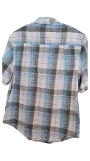 Vorschaubild 2 von Jungen Freizeithemd Gr. L Kariert Blau Mehrfarbig Casual