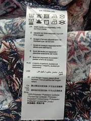 Vorschaubild 4 von Damen Freizeitkleid Gr. 36/S Mehrfarbig Bohemian Vintage Muster