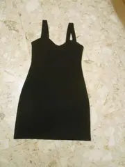 Vorschaubild 2 von Damen Trägerkleid Etuikleid Schwarz Gr. M 38 Elegant