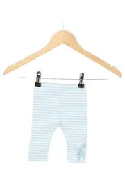 Vorschaubild 1 von Leggings Kinder Gr. 68 Blau Gestreift Casual Babyhose