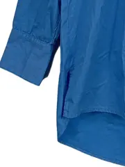 Vorschaubild 4 von Damen Hemdbluse Gr. 36/S Blau Casual Baumwolle Langarm