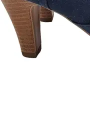 Vorschaubild 3 von Damen Stiefeletten Gr. 41 Blau Wildleder Elegant Absatz 9cm