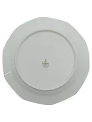 Vorschaubild 2 von Essteller 17 cm Porzellan Weiß Blumenmuster Klassisch