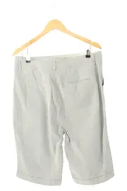 Vorschaubild 2 von Damen Cargo Shorts Gr. M Grau Gestreift Casual mit Schleife