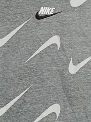 Vorschaubild 5 von Kinder Langarmshirt Grau 122/128 mit Swoosh-Muster Sportlich