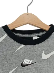 Vorschaubild 3 von Kinder Langarmshirt Grau 122/128 mit Swoosh-Muster Sportlich