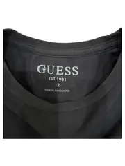 Vorschaubild 2 von T-Shirt Kinder Mädchen Gr. 12 Jahre/146 Schwarz Logo-Print