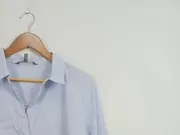 Vorschaubild 6 von Damen Hemdbluse Blau Gr. 42/XL Modern Baumwolle Langarm