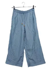 Vorschaubild 1 von Damen Stoffhose Blau Gr. W34/42 L25 Casual Baumwolle